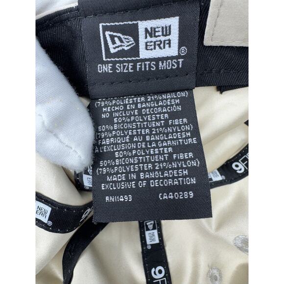 New Era Chicago White Sox Retro Crown Chrome Denim 9Fifty Strapback Hat Ivory OS - Picture 6 of 7